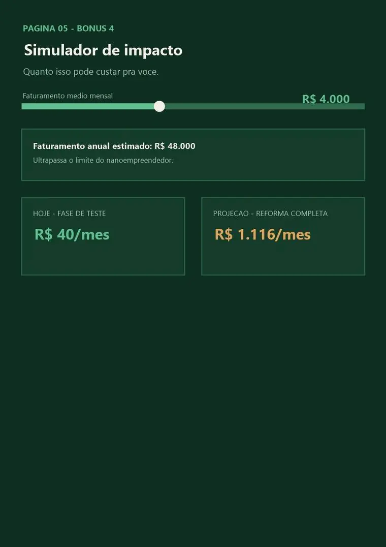Prévia: Simulador de Impacto